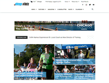 Tablet Screenshot of mychicagoathlete.com